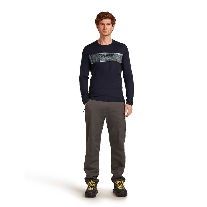 Icebreaker M Merino 200 Oasis LS Crewe Elevation Line image number 7